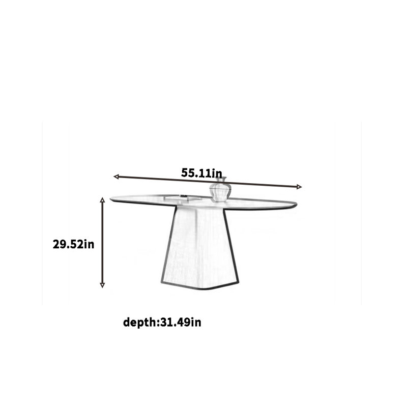 Duric, 29.52"H x 55.11"L  x 31.49"W