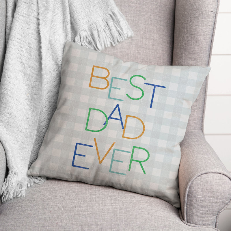  Housse et insert de coussin extérieur Best Dad Ever