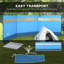 Camping Windbreak 4 Pole for Beach Caravan 440 x 140cm-98375108