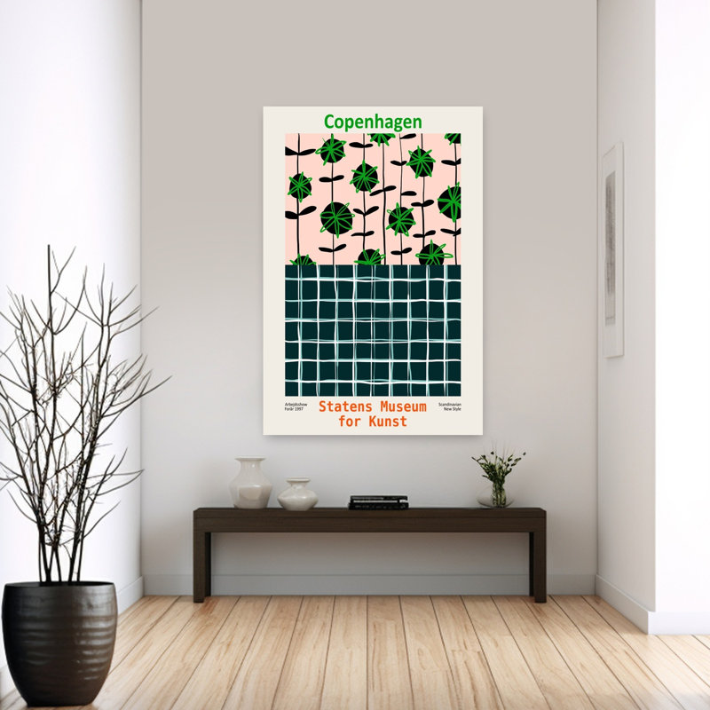 Contemporary Art Abstract Bold Classic Architecture Art by Annick - Wrapped Canvas Print, 152.4 cm H x 101.6 cm W