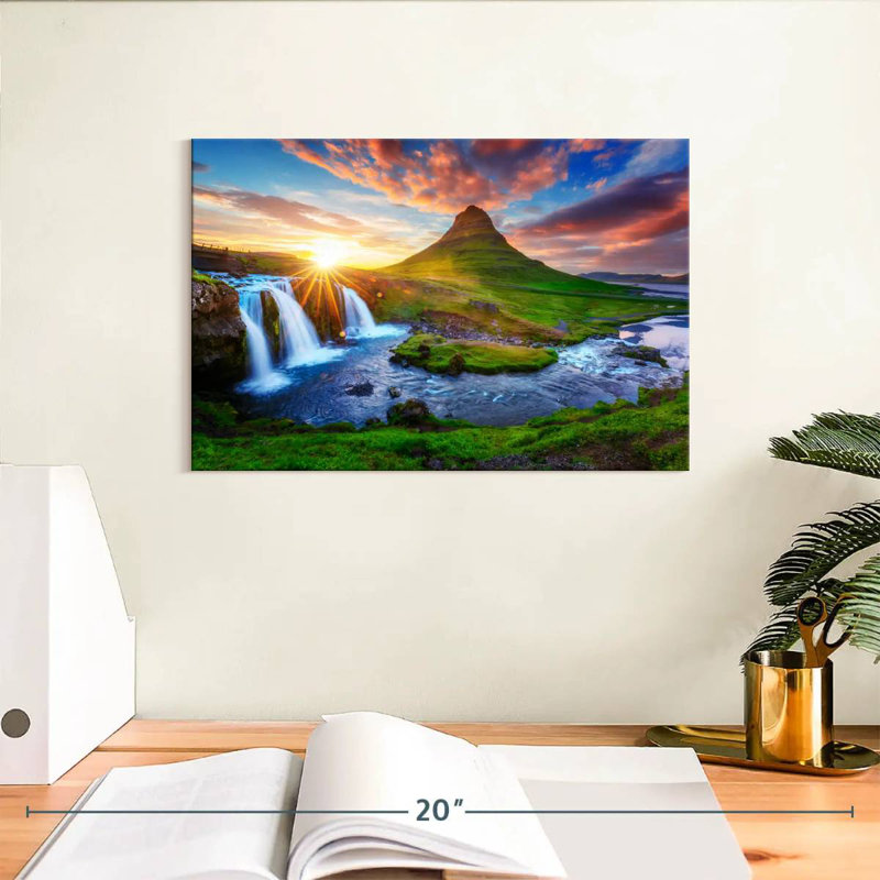 Paysage Alvord Kirkjufellsfoss, H 8 po x l 12 po