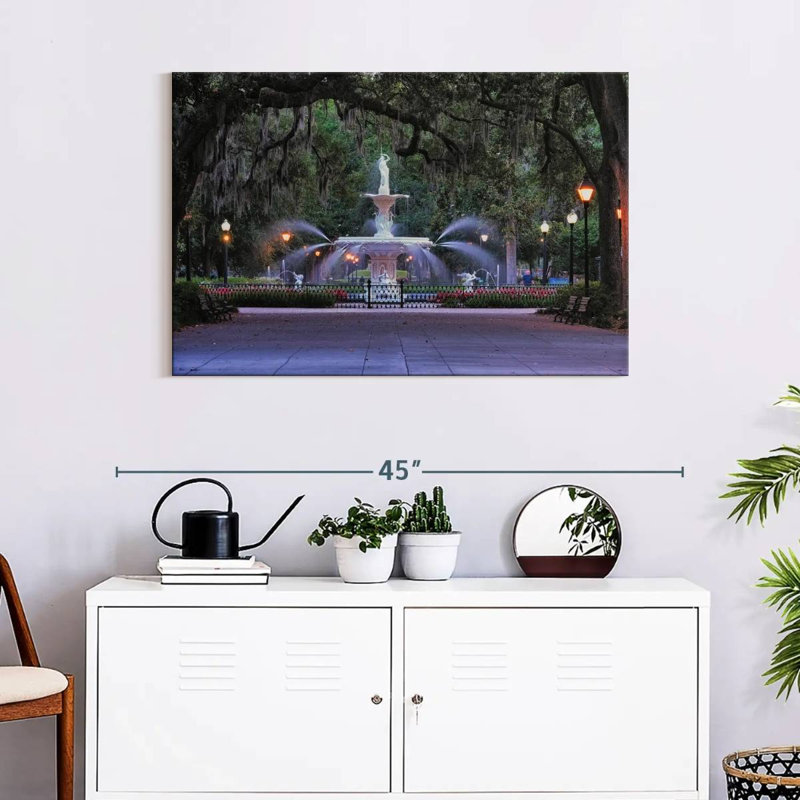 Fontaine Ravi Forsyth Park à Savannah, H 24 po x l 36 po