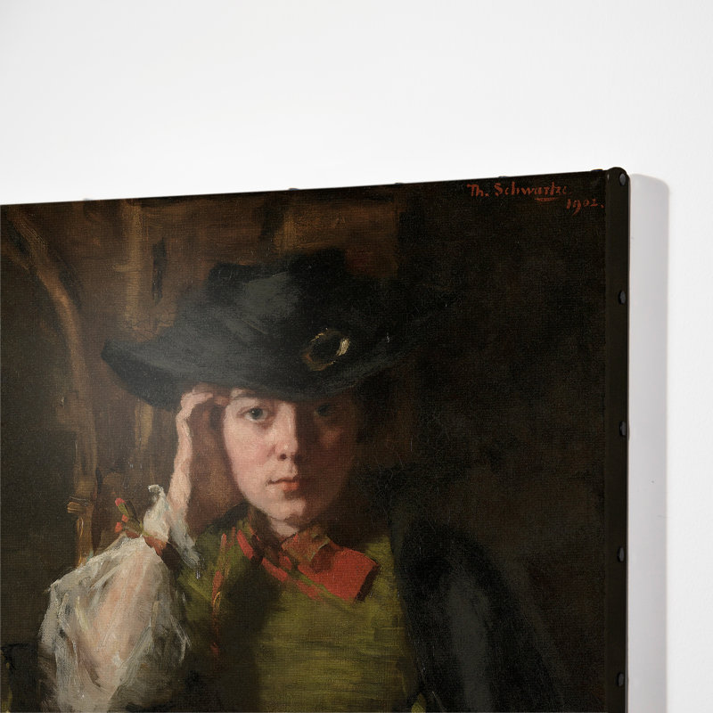 Portrait Of Lizzy Ansingh Print by Therese Schwartze