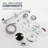 2-in-1 Functional Dual Shower Heads with Rough in-Valve and Bathtub Shower Faucet-138336558