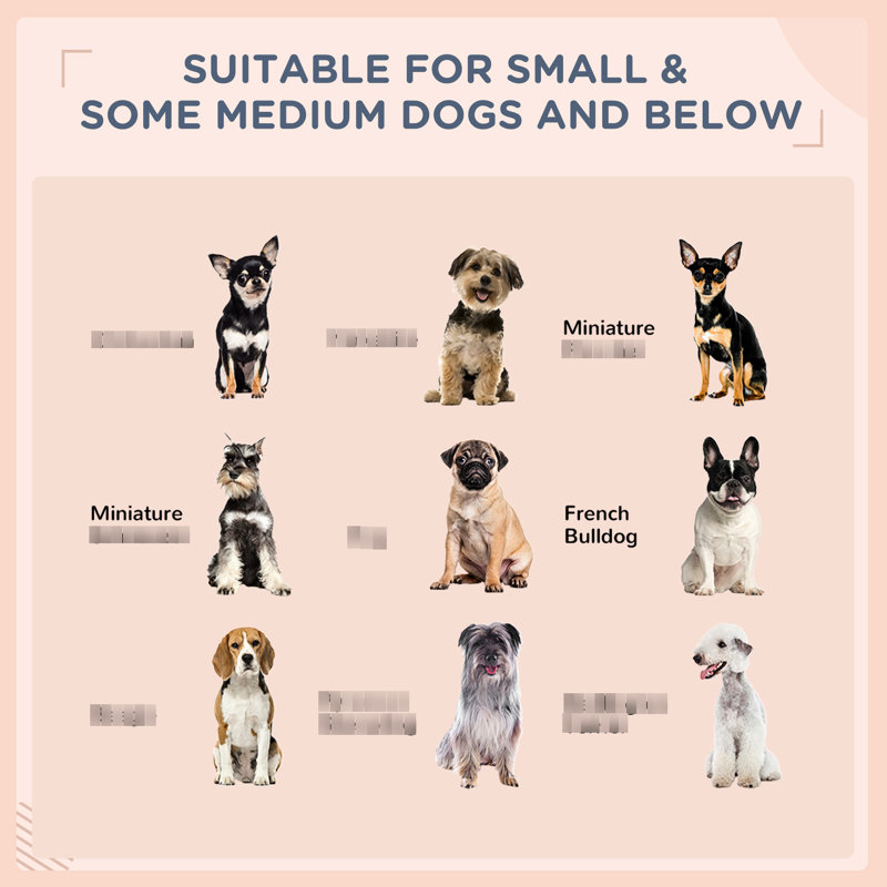 Niche pour chien avec auvent pour chien de petite et moyenne taille, bleu