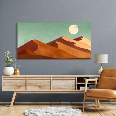 Dunes Of Tranquillity by Sayaka Miko - Wrapped Canvas Print