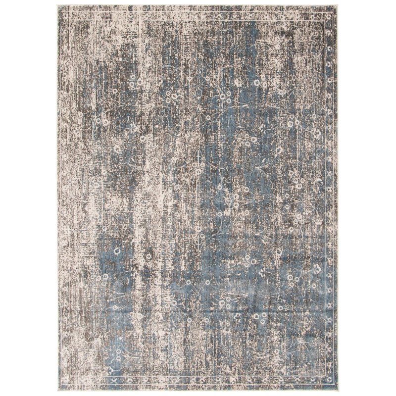 Resendez Floral Indoor Rug, Rectangle 8' x 10'