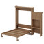 Grand lit escamotable avec persiennes et plusieurs tablettes de rangement-1023772003