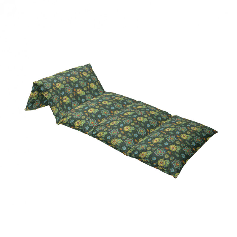 Housse de coussin d'extérieur fleurie et détaillée, H 2 po x l 36 po x P 88 po