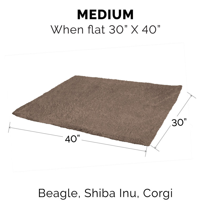 Medium Espresso Waterproof Self-Warming Pet Blanket