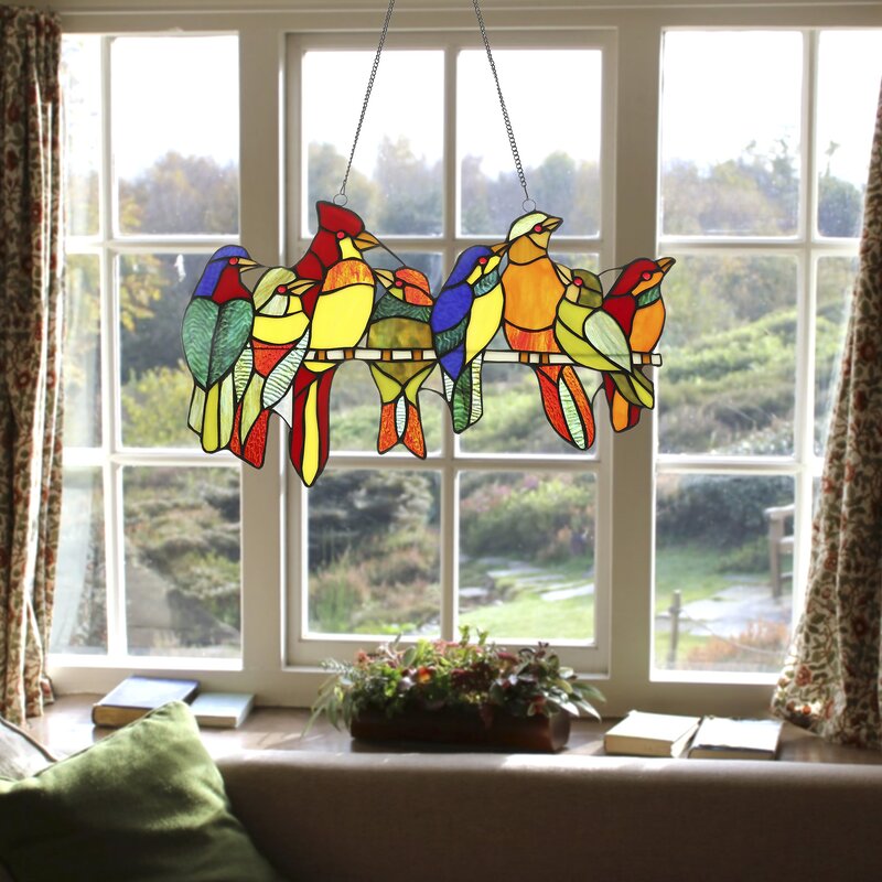 August Grove® Birds Window Panel & Reviews - Wayfair Canada