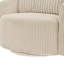 Fauteuil d'appoint pivotant en velours côtelé Doniphan Wale-471087733
