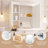 Modern Bathroom Wall Mounted Cabinet, 35'' X 28'', Ample Storage, Stylish Appeal-2088480446
