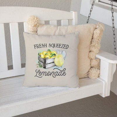  Fresh Lemonade- Summer Cotton Pillow Cover