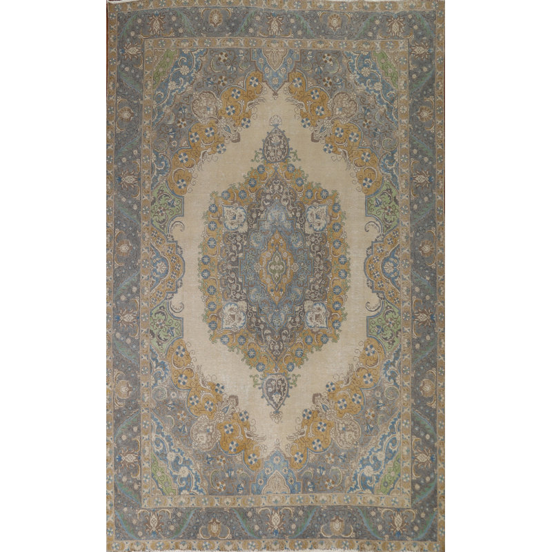 Tapis persan vieilli 8 x 12 Tabriz