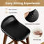 Counter Stool with Solid Wood Frame