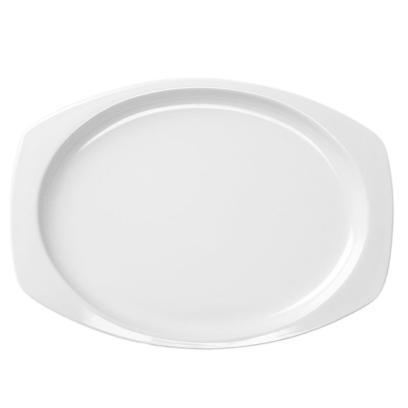 Plateau en mélamine Nustone, H 0,67 po x l 9,49 po x P 6,73 po, Blanc