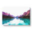Maligne Lake Scene In Canada - Wrapped Canvas Painting-56629039
