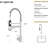 Stainless Steel Faucet - Brushed Nickel, Suiting Modern Kitchen Decor Nickel For 304, Ensuring Long-Lasting Performance-1532725698
