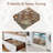 Vintage Machine Washable Bedroom Rug, Non-Slip Non-Shedding Low-Pile Dining Room Rug, Soft Rug for Living Room-1623416563