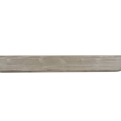 Gray Rustic Wood - 72" & Floating Shelf Home Decoration Wall Mounted