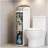 Bathroom Floor Cabinet, 5-Tier Narrow Bathroom Storage Cabinet, Mobile and No Installation Required, Perfect for Small Space Laundry Rooms, Toilet Areas and Living Room Gaps