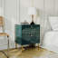 24.4" Tall 2-Drawer High Gloss Nightstand-1266231890