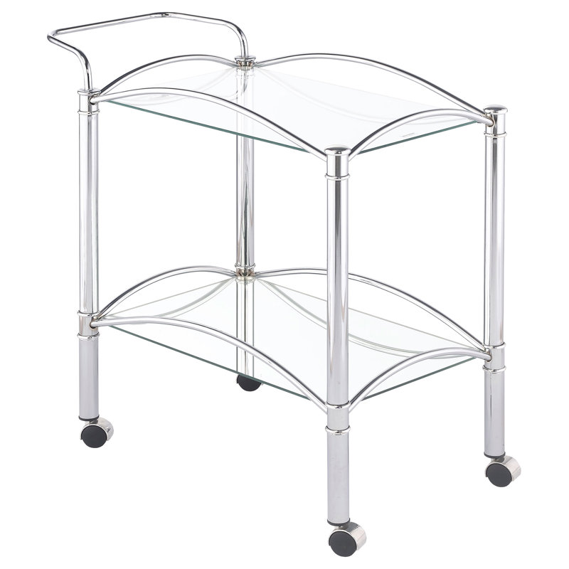 Chariot-bar 2 tablettes
