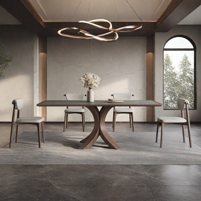 Nordic modern rectangular dining table sets