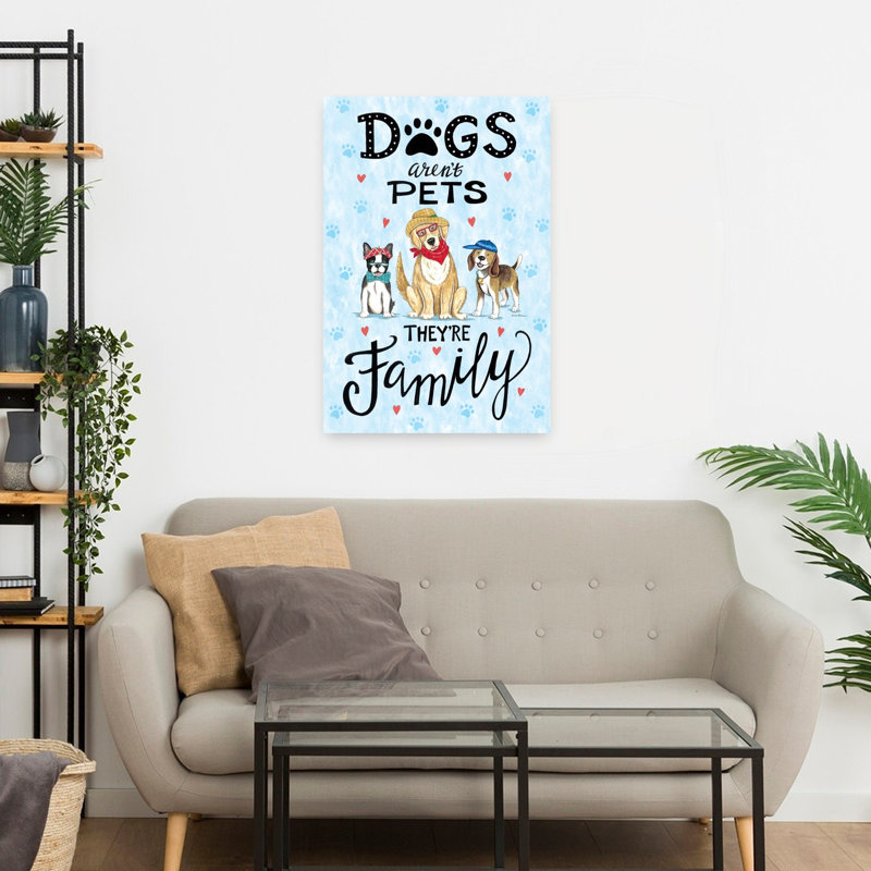 Art contemporain pour chien, H 24 po x l 16 po