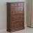 31.50" Brown Solid wood Pine Shoe Storage