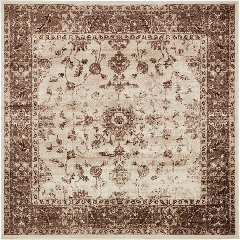 Wildes Oriental Indoor Rug, Round 8'