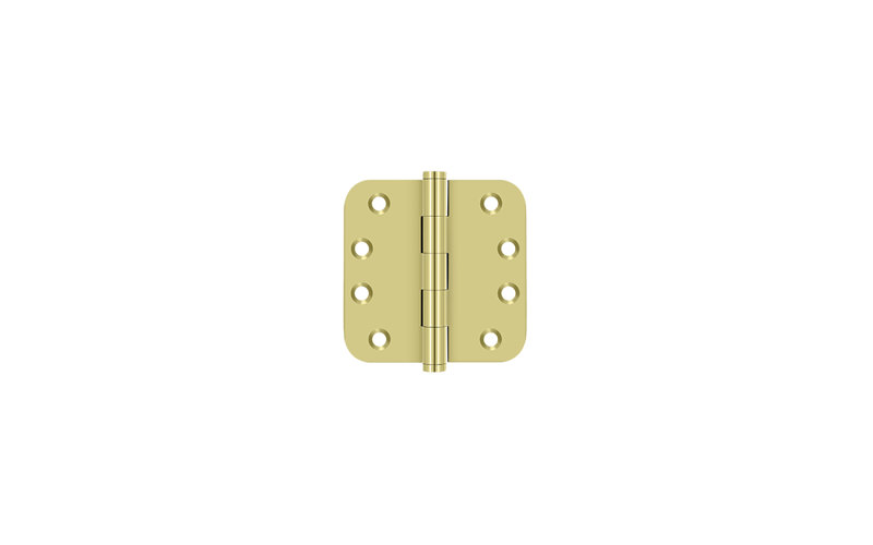 Steel Hinge, Polished Brass, Solid Brass