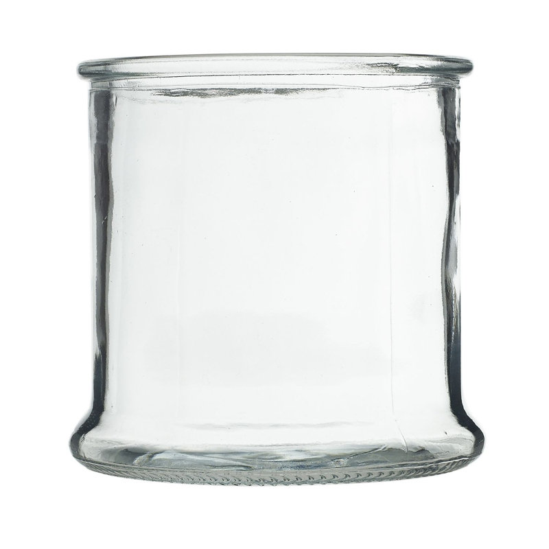 Deayra Handmade Glass Table Vase, 4.75" H x 5" W x 5" D