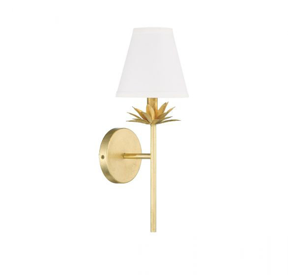 Applique murale articulée 1 lumière Ryland, Doré