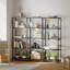 161cm H x 79cm W Metal Bookcase