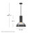 Ombra 1 - Light Dome Pendant-108510873
