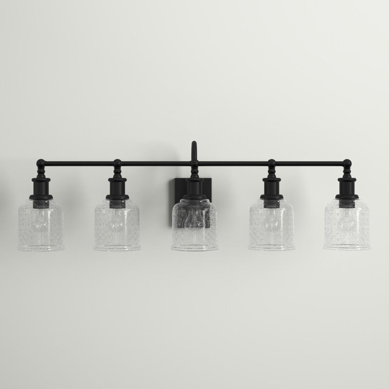 Zendaya 5 - Light Dimmable Vanity Light, Matte Black