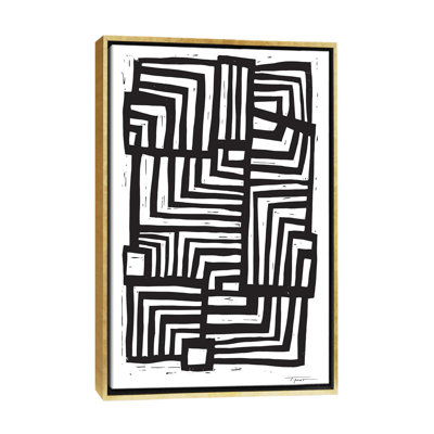 Déplacement de lignes - Impression d'art graphique