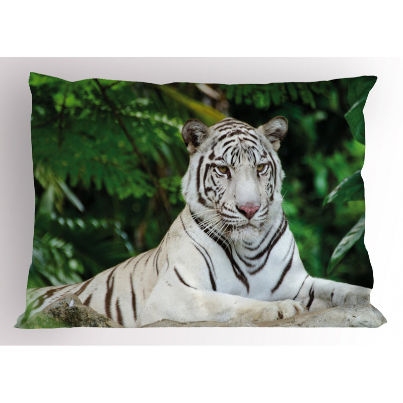 Tiger Polyester Sham Set, Twin