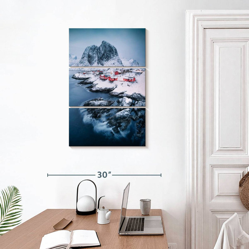 Alvord Fishermen Huts In Hamnoy, 32" H x 20" W