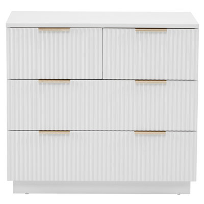 4 Drawer Nightstand For Bedroom