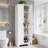 Versatile Tall 2-Door Storage Cabinet With Adjustable Shelves-1465923050-1465923053