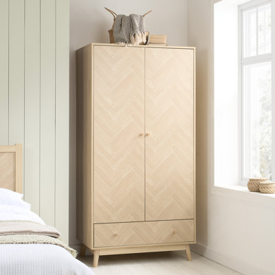 Mardell 2 Door Particle Board Wardrobe