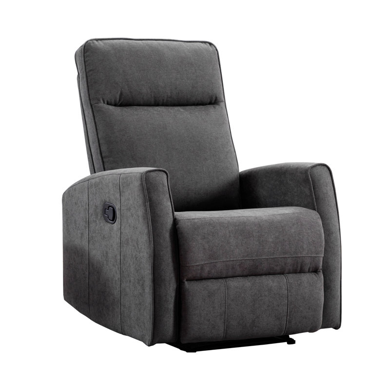 Canapé Laquitta, Polyester 100 % gris foncé