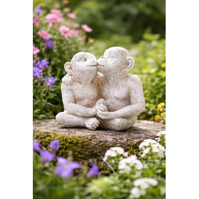 Snell Monkey Plastic Garden Statue
