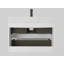 Meuble-lavabo de salle de bain avec lavabo, grand meuble-lavabo flottant mural pour salle de bain moderne, lavabo une pièce sans drain ni robinet, pré-assemblé-115688381-115688378