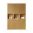 Modern 41" Wide X 59" High Wall-Mounted Oak Bathroom Vanity Mid-Century Floating Narrow Storage Cabinet 