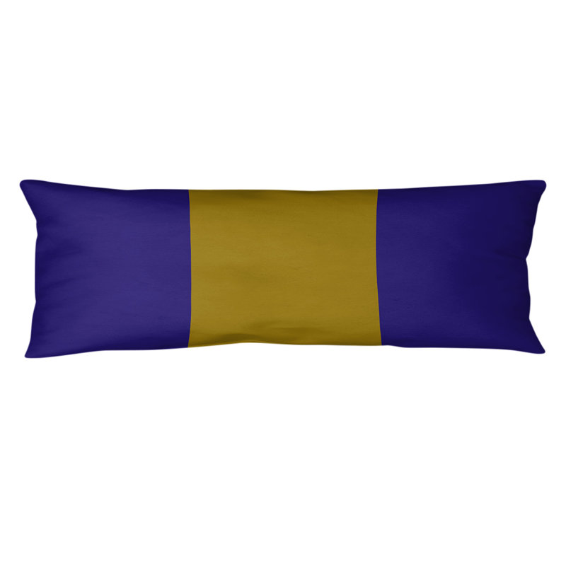 Polyester Medium Pillow, Dark Purple/Gold, Baltimore Football