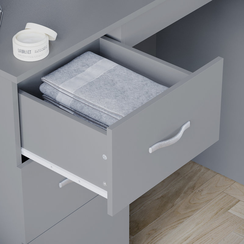 Castleford Dressing Table, Grey